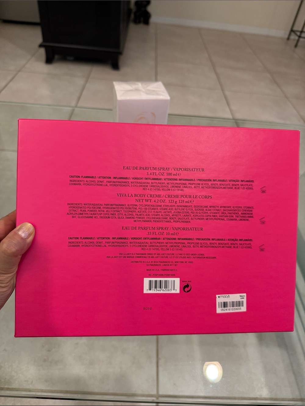 Juicy Couture Viva La Juicy Gift Trio - Hot Pink & Gold - Picture 15 of 16